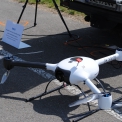 Druhý dron bude zajišťovat přímý přenos z místa radioaktivního zamoření