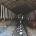 Rozmrazovací tunel RZT 1 po ukončení montáže infražiaričov
