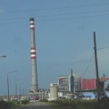 Pohled na elektrárnu Grati v Indonésii