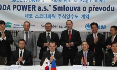 Škoda Power se stává součástí mezinárodní skupiny Doosan