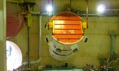 Výstavba jaderné elektrárny Taishan 1 s technologií EPR zaznamenává důležitý milník: instalaci reaktorové nádoby 