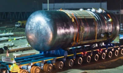 Transport tlakovej nádoby reaktora 4. bloku v Mochovciach