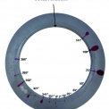 Obr. 4 – Vyřezaný kroužek s indikacemi