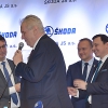 Prezident Miloš Zeman dostal od společnosti ŠKODA JS model tlakové nádoby reaktoru VVER 1000 v poměru 1:48