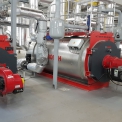 Plynová teplovodní kotelna haly Studené válcovny, Kotle K4 – 1000 kWt, K5 – 2500 kWt, K6 – 2500 kWt 