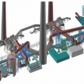 3D model odsíření Elektrárny Opatovice