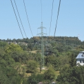 Rekonstruované vedení 2 x 110kV v Šáreckém údolí