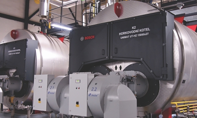 Popis stavby „Instalace horkovodních plynových kotlů na provozu Brno Sever (PBS)“