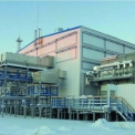 Pohled na kompresorovou stanici společnosti Lukoil