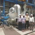Jaroslav Ira s pracovníky SPPL při uvádění do provozu elektrárny Gummidipoondi ve státě Tamil Nadu s parní turbínou typu DST-S10 180 MW - první svého druhu uvedená do provozu v Indii v roce 2015. Druhá turbína byla spuštěna v roce 2016.