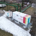 Energetická společnost E.ON Česká republika uvedla v Mydlovarech na Českobudějovicku do zkušebního provozu velkokapacitní systém pro ukládání energie.