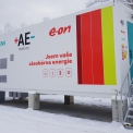 Energetická společnost E.ON Česká republika uvedla v Mydlovarech na Českobudějovicku do zkušebního provozu velkokapacitní systém pro ukládání energie.