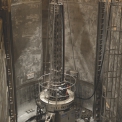 Kontrola materiálu tělesa tlakové nádoby reaktoru z vnitřního povrchu manipulátorem MKS na JE Temelín.