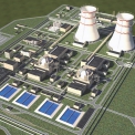 Obr. 3 – Vizualizace dvoublokové elektrárny typu VVER-TOI. (Zdroj: Rosatom)