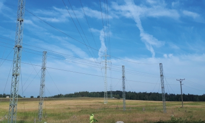 Rozvoj sítí VVN. Nové vedení 2 x 110 kV Jindřichov – Drmoul