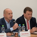 Daneš Burket, Česká nukleární společnost (vlevo), Petr Závodský, ČEZ
