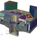 Model šachty reaktoru